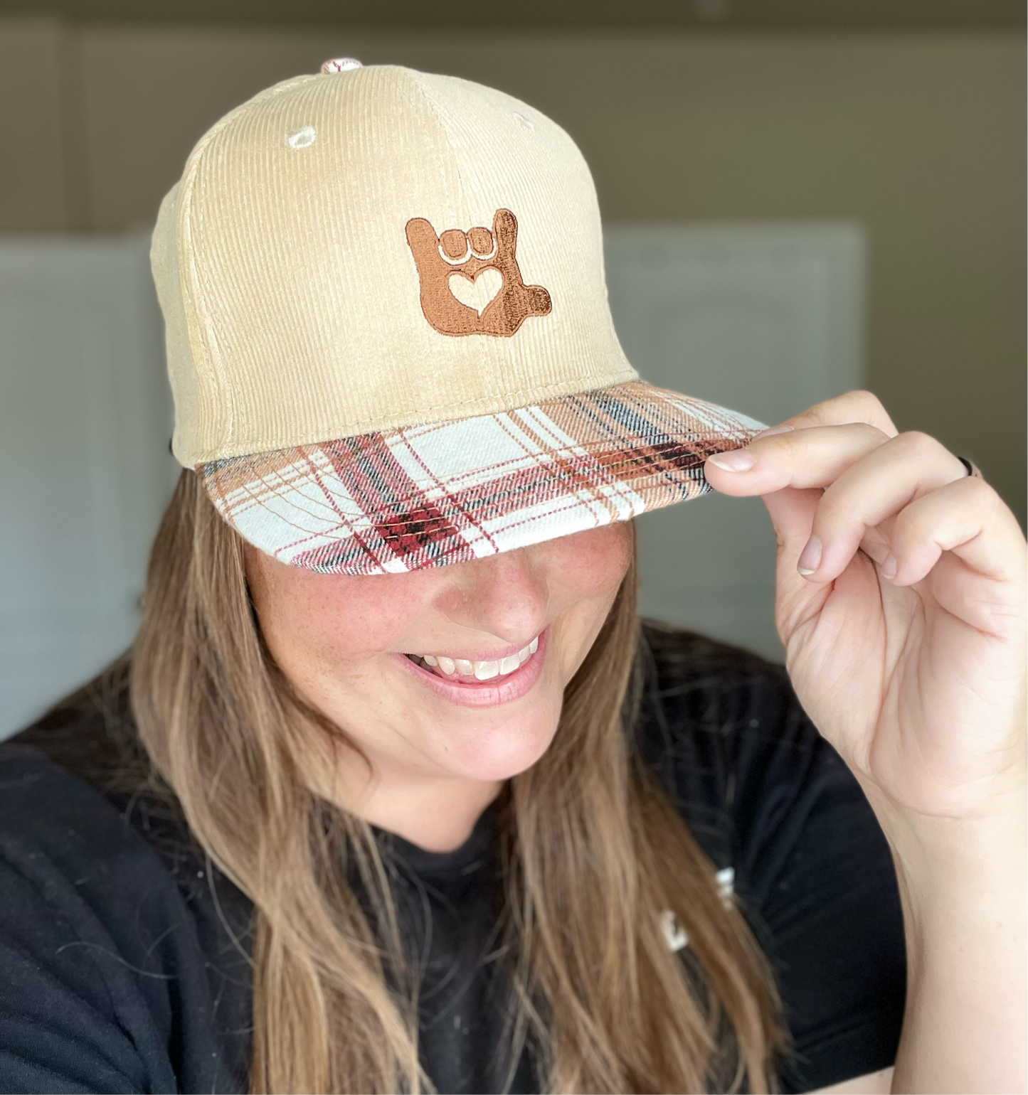 Corduroy/Plaid SnapBack